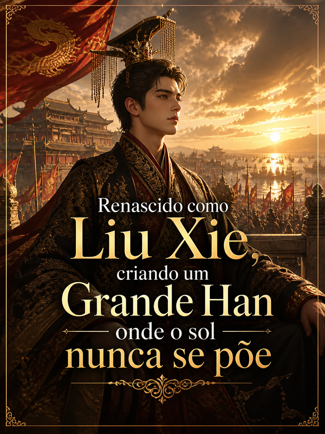 Renascido como Liu Xie, criando um Grande Han onde o sol nunca se põe