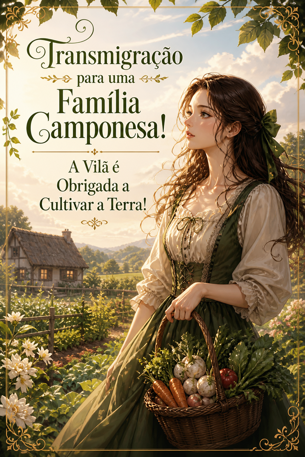 Transmigração para uma Família Camponesa! A Vilã é Obrigada a Cultivar a Terra!