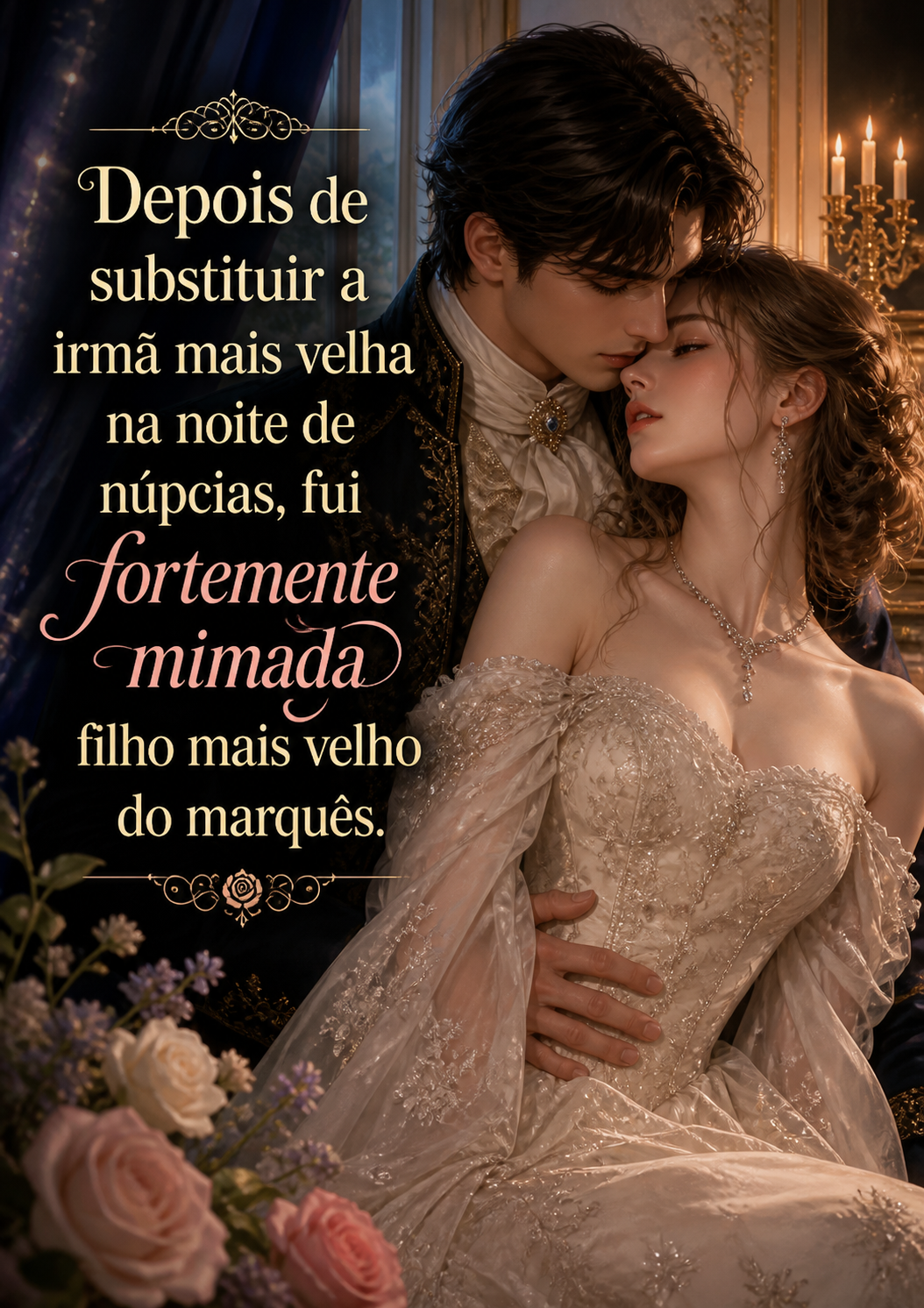 Depois de substituir a irmã mais velha na noite de núpcias, fui fortemente mimada pelo filho mais velho do marquês.